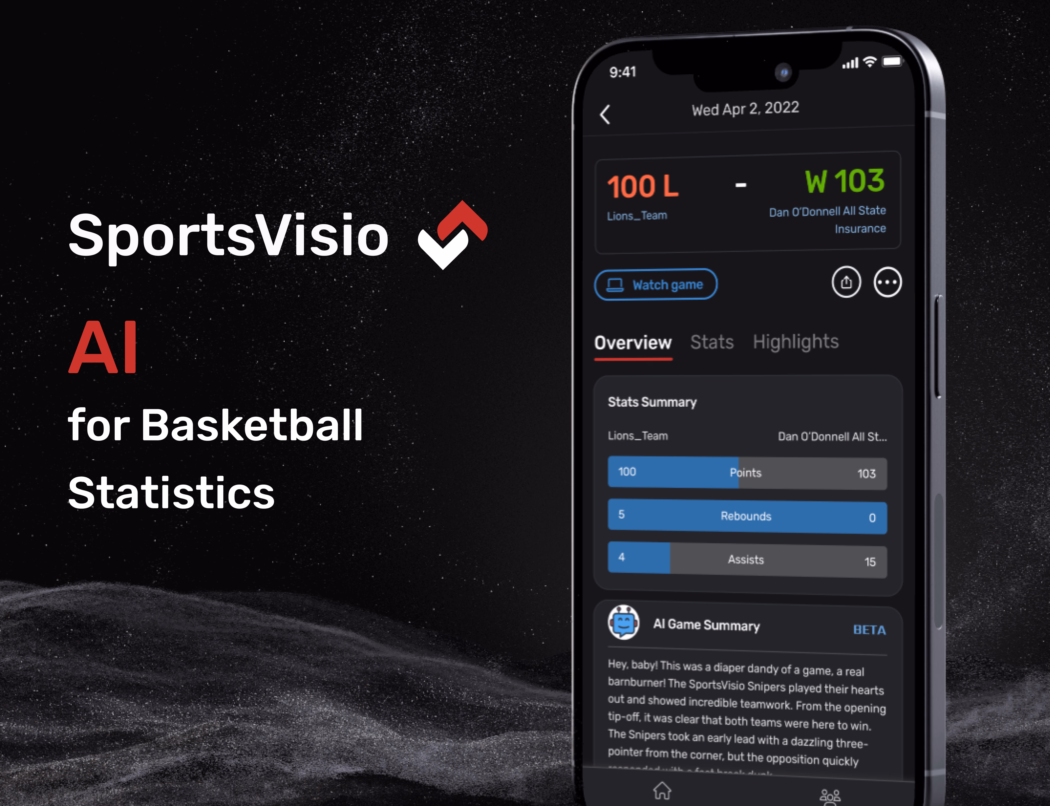SportsVisio App